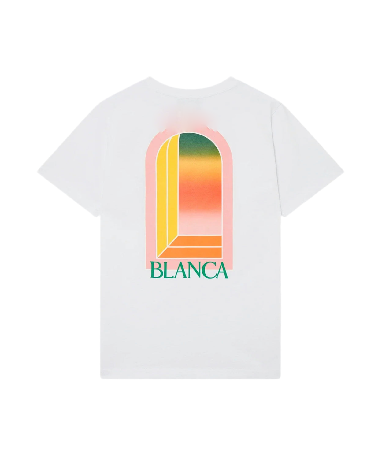 T-shirt  - Blanc / Orange