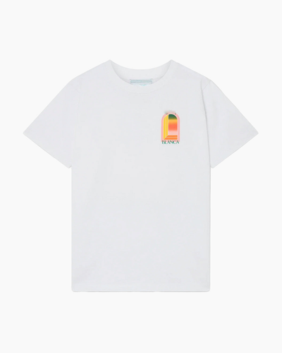 T-shirt  - Blanc / Orange