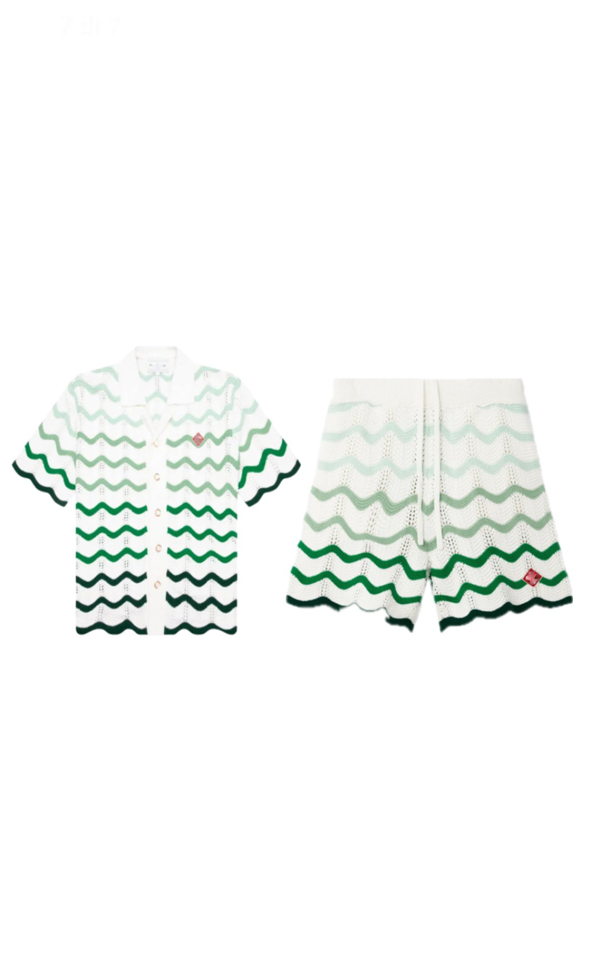 Ensemble Casa -  Blanc / Vert