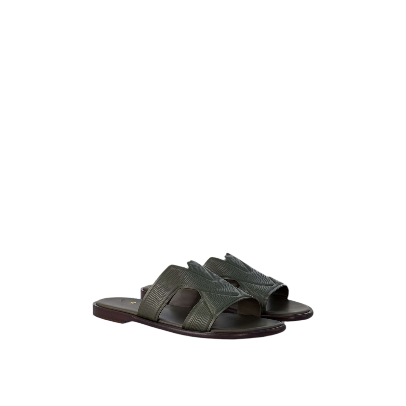 Claquettes - Vert Kaki
