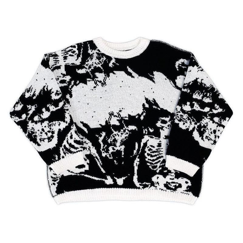 Pull - Blanc / Noir