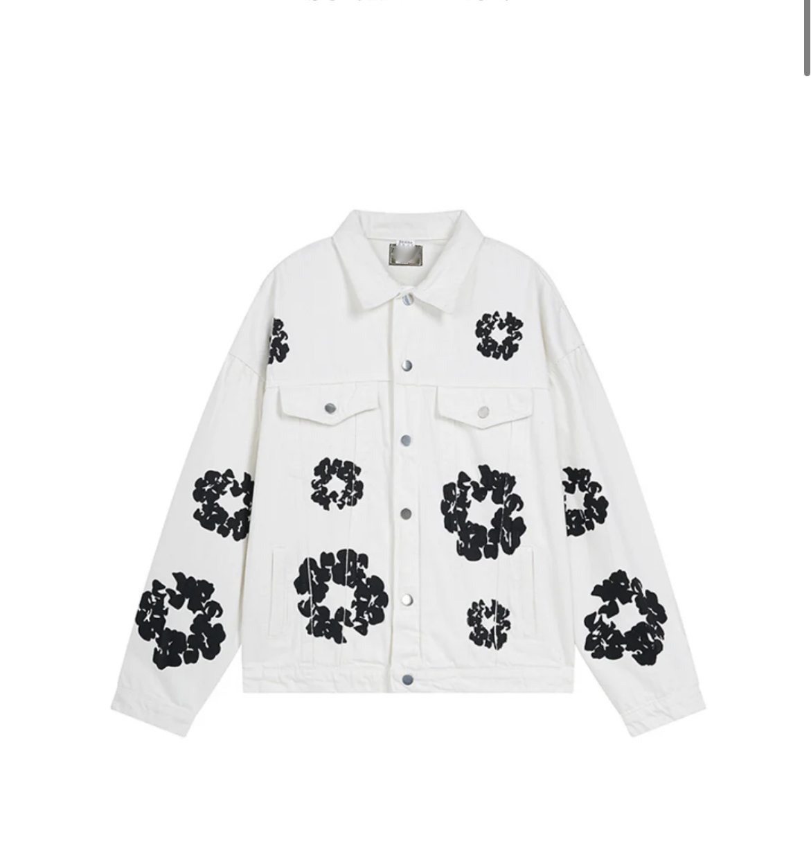 Veste en Jean - Blanc