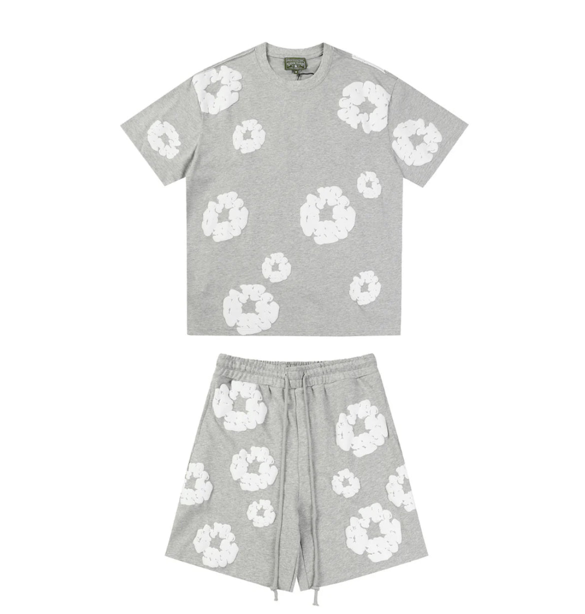 Ensemble Fleurs - Gris