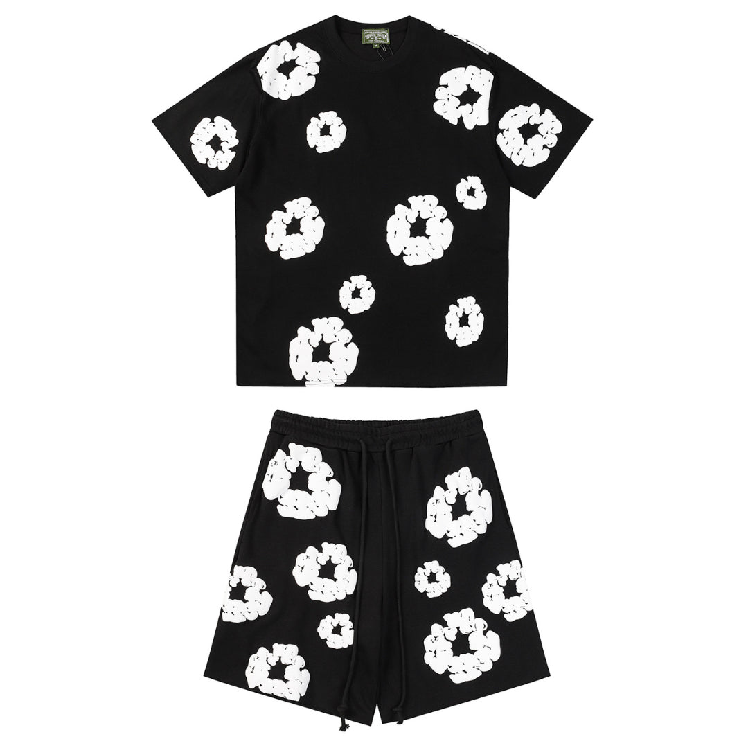 Ensemble Fleurs - Noir