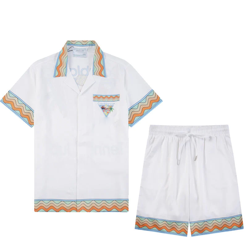 Ensemble Casa -  Blanc / Orange