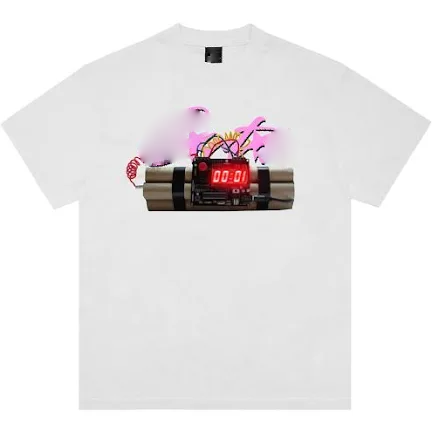 T-shirt - Blanc / Rose
